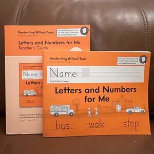 New Letters and Numbers for Me Teacher Guides and Student Workbook